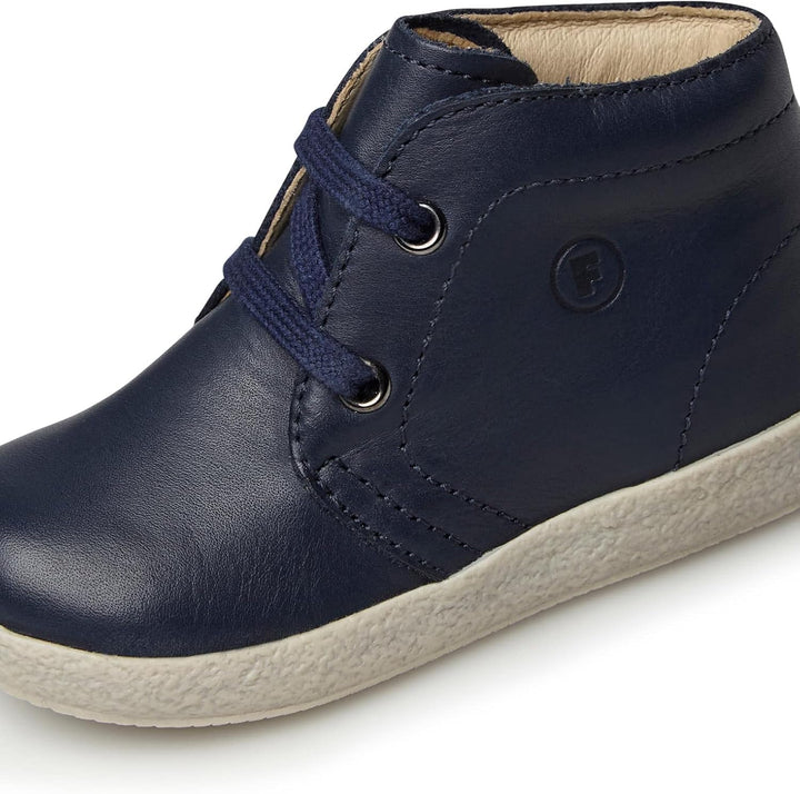 Falcotto Schnürschuhe aus gebürstetem Nappaleder 19 EU Blau Navy F Do Osso 1c50, 19 EU Blau Navy F D