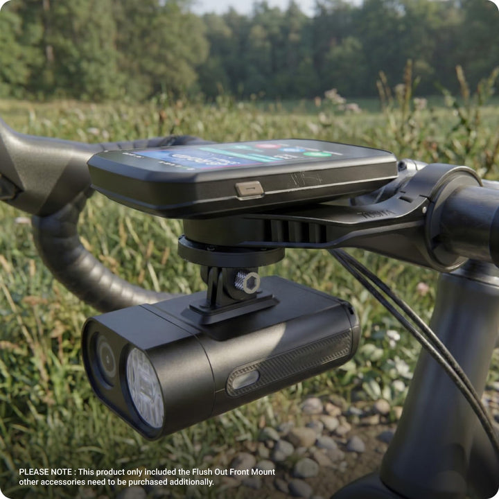 TUSITA Halterung Kit Kompatibel mit Garmin Edge GPS Fahrradcomputer, für Scheinwerfer Kamera, 010-13