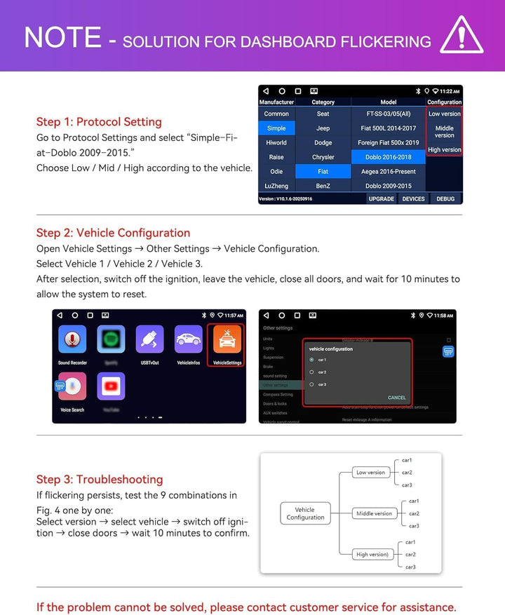 CAMECHO Android 15 Autoradio für FIAT Punto 2012-2015 mit Navi Carplay Wireless Android Auto,Doppel