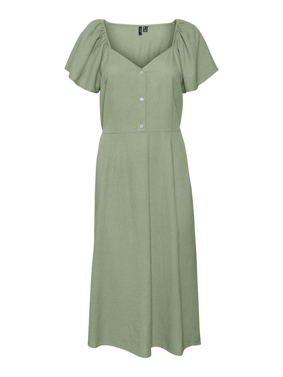 VERO MODA Female Kleid VMMYMILO Midikleid M Reseda, M Reseda