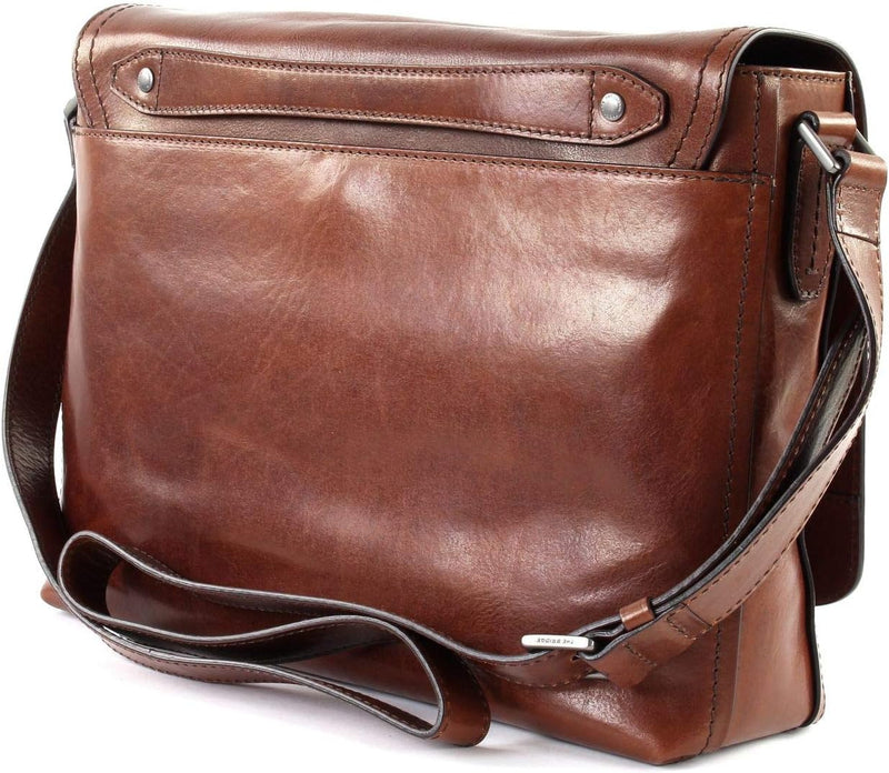 The Bridge Kallio Messenger Aktentasche Leder 36 cm Laptopfach Marrone Einheitsgrösse, Marrone Einhe