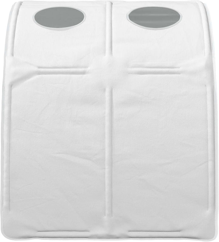 Bettkasten Tunnel Bettzubehör 2er Set Weiss 211 x 67,5 x 2 cm Polyester für Bettverbinder und Montag
