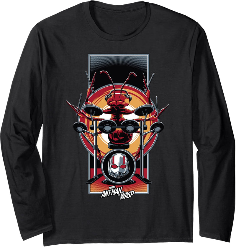 Marvel Ant-Man And The Wasp Ant Drummer Langarmshirt