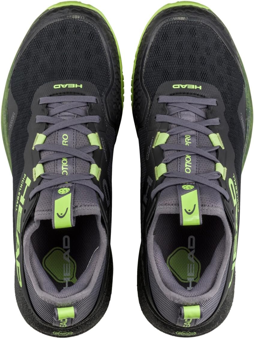 HEAD Herren Motion Pro Pickleball MenPickleball Shoes 43 EU Black Lime, 43 EU Black Lime