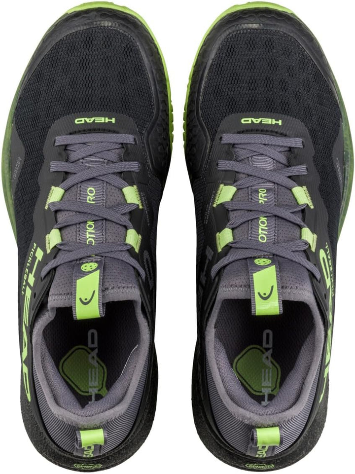HEAD Herren Motion Pro Pickleball MenPickleball Shoes 43 EU Black Lime, 43 EU Black Lime