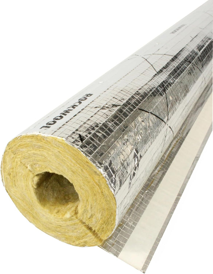 Rohrisolierung ¦ Rockwool ¦WLG 0,035 ¦ Steinwolle ¦ Dämmung ¦ alukaschiert ¦ Rohrschale ¦ erfüllt di