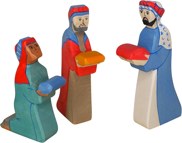 Holztiger Krippenfiguren - Grosses Holztiger Set - 13 Krippenfiguren und