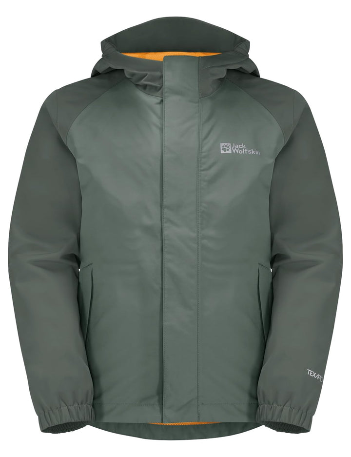 Jack Wolfskin Unisex Tucan Jacket K Regenjacke 116 hedge green, 116 hedge green