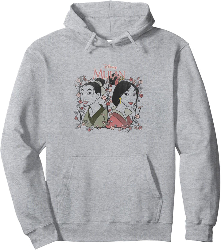 Disney Mulan Reflection Floral Portrait Pullover Hoodie