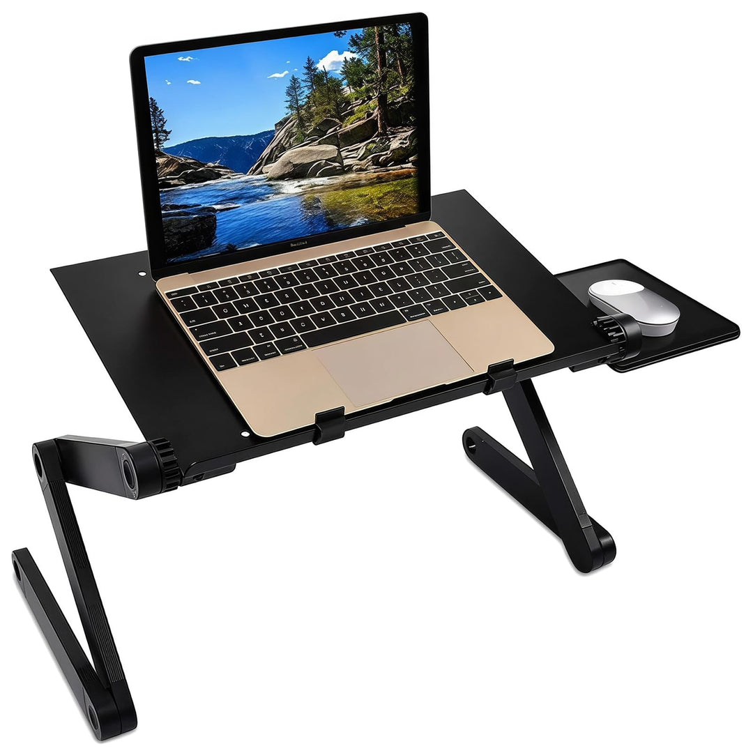 Faltbar Laptoptisch Laptop Ständer Höhenverstellbar Notebook Tisch Couch Laptop Tisch für Bett Höhen