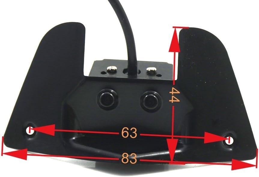 Fahrzeugspezifisches Auto Frontansicht Logo Eingebettetes Kamera-Parksystem mit CCD Wasserdicht IP67