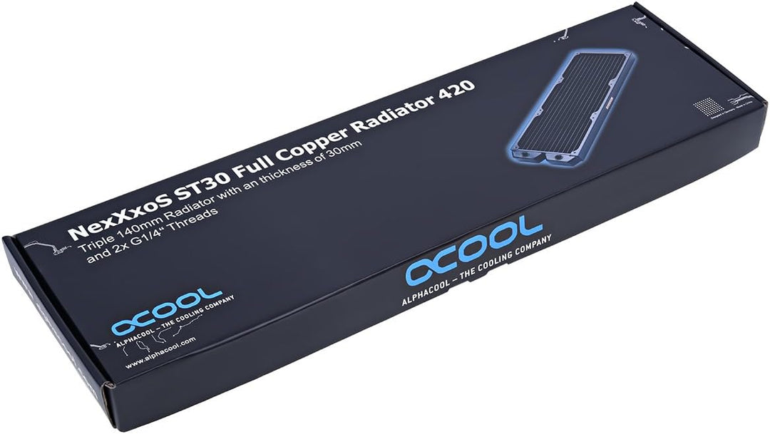 Alphacool 14198 NexXxoS ST30 Full Copper 420mm Radiator Wasserkühlung Radiatoren