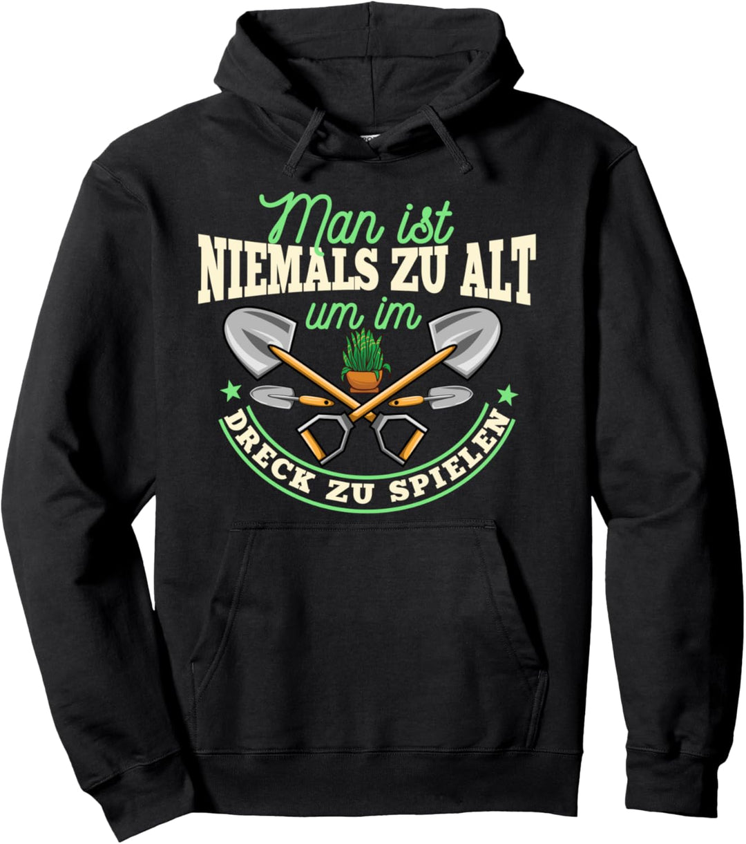 Hobbygärtner Motiv mit lustigen Spruch, Witziges Garten Pullover Hoodie