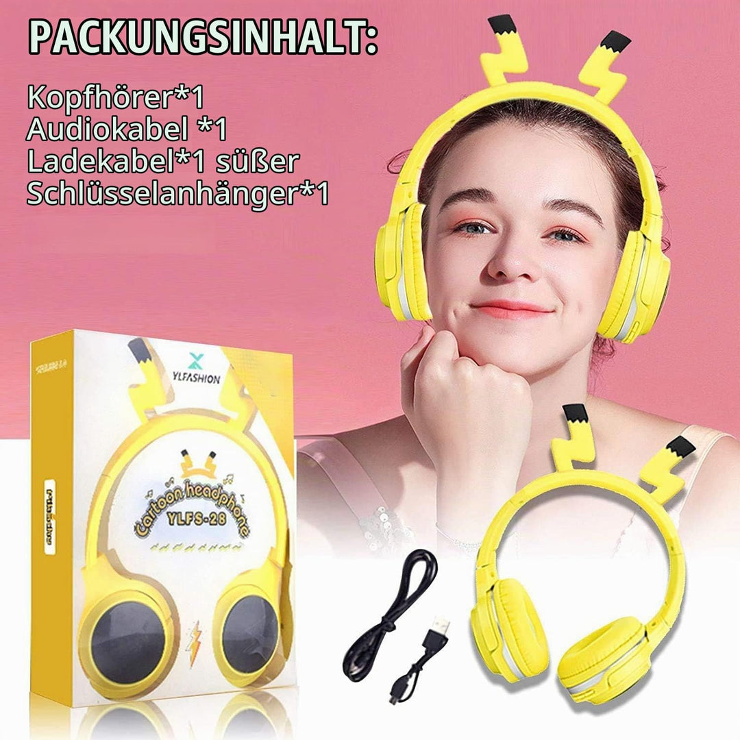 SVYHUOK Bluetooth Kabellos Kopfhörer Kinder für Jungen, Mädchen, Over Ear Kinderkopfhörer mit Gebaut