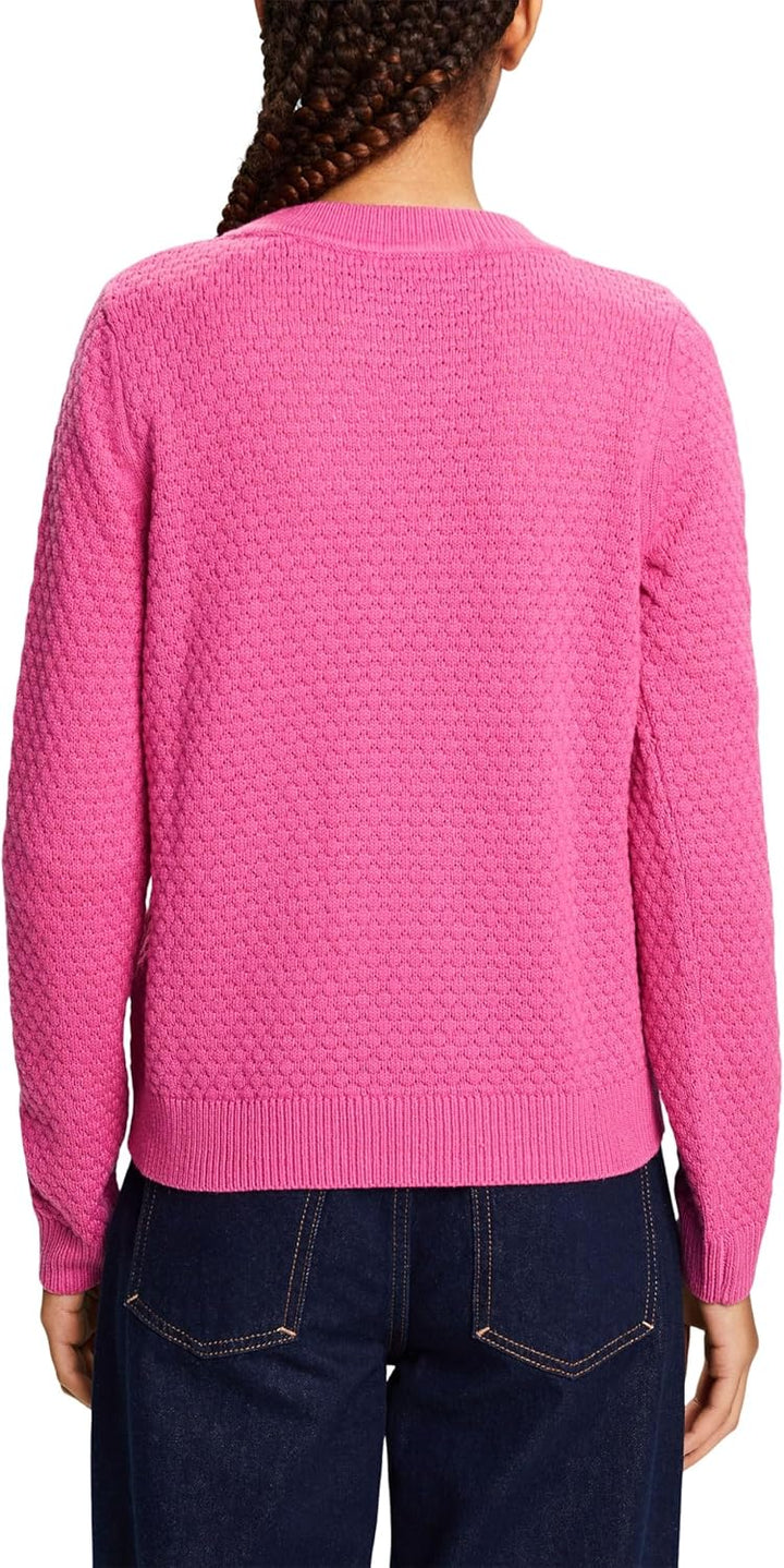 Esprit Damen 103ee1i355 Pullover XXS 661/Pink Fuchsia 2, XXS 661/Pink Fuchsia 2