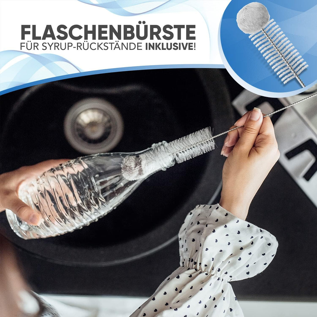 Loco Bird Flaschenhalter für 3 Flaschen - kompatibel Sodastream-Flaschenhalter aus Edelstahl - Abtro