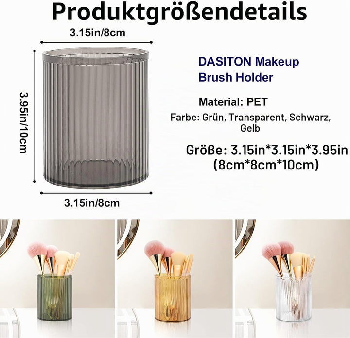 DASITON Make Up Kosmetik Organizer, Acryl Make Up Pinsel Organizer Pinselhalter Kosmetik Aufbewahrun