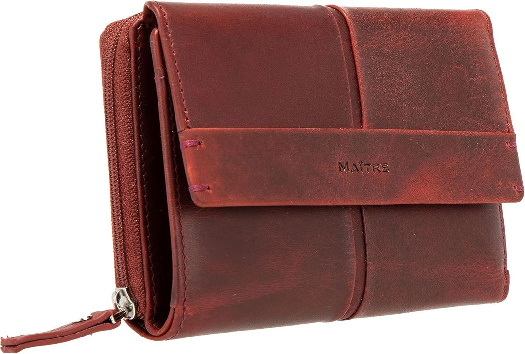 Maitre - Birkenfeld Diethilde Purse MH14FZ Rot Farbe:rot / Material:textile,leather, Farbe:rot / Mat