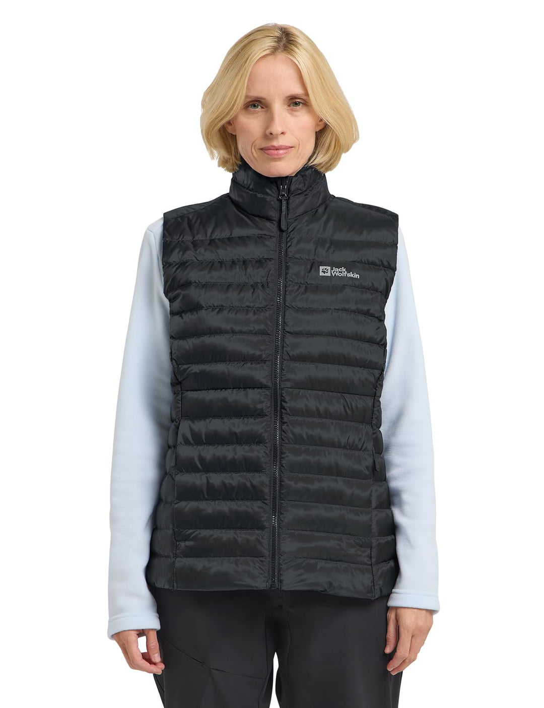 Jack Wolfskin Damen Pilvi Down Vest W Daunenweste, Schwarz