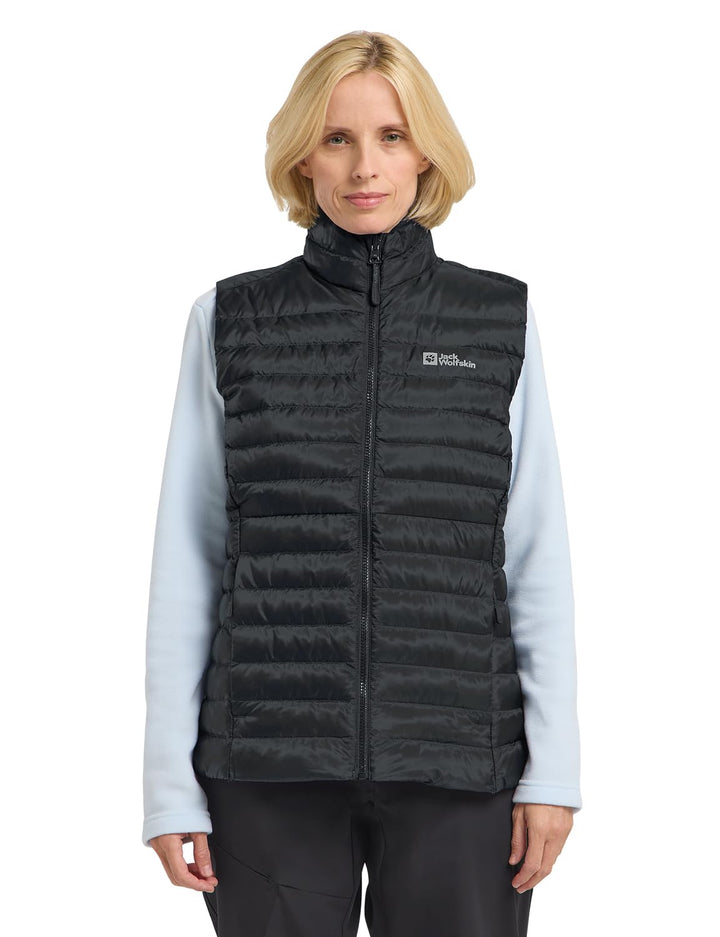 Jack Wolfskin Damen Pilvi Down Vest W Daunenweste, Schwarz