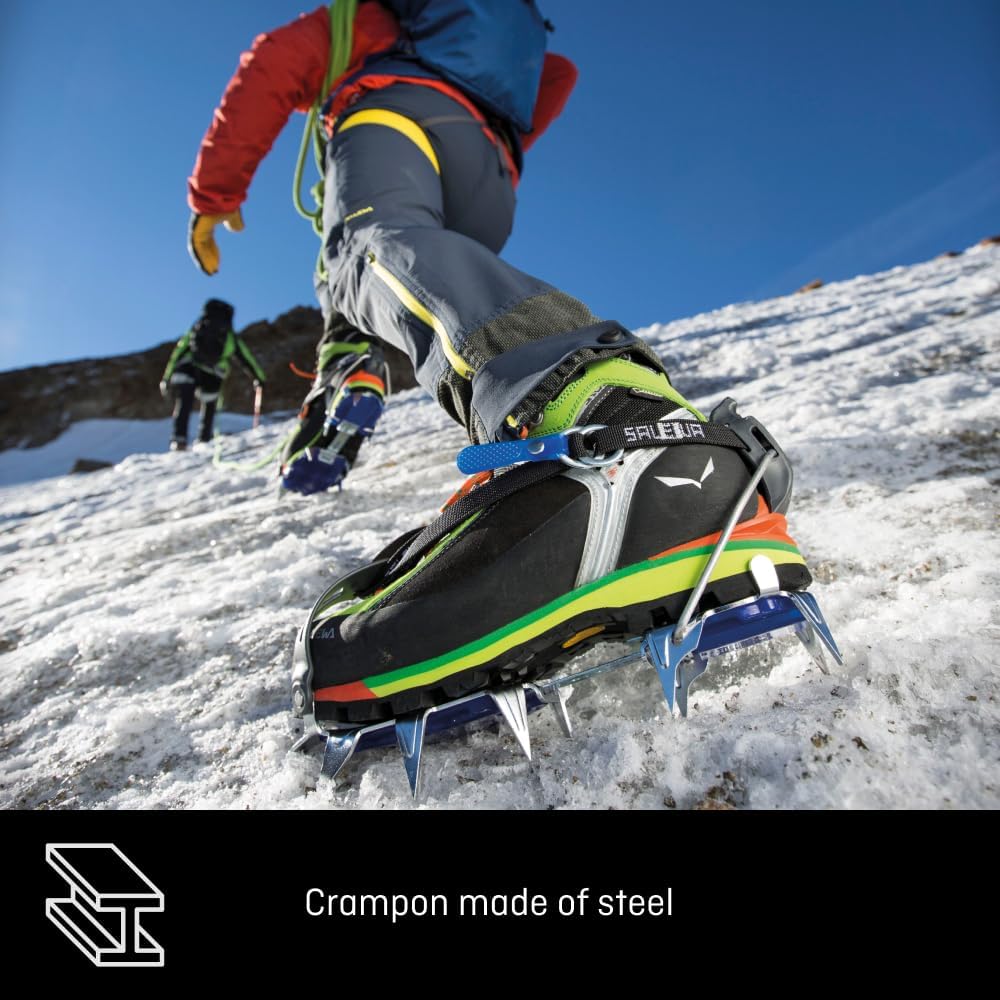 Steigeisen Alpinist Combi Salewa STEEL/BLUE UNI, STEEL/BLUE UNI