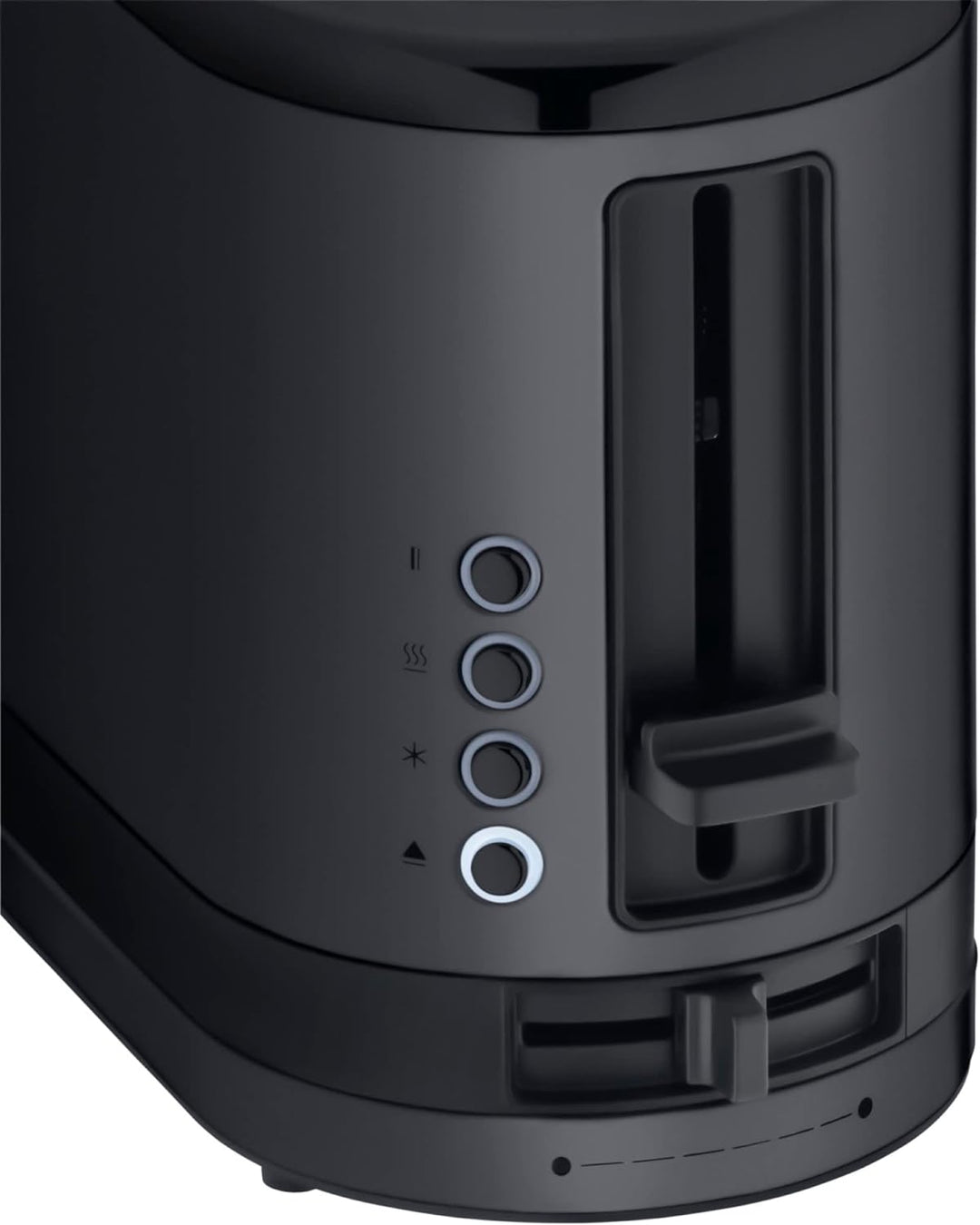 WMF KÜCHENminis Langschlitztoaster, Deep Black Design, 2-Scheiben-Toaster, Kompakt, Für 2 XXL-Toasts