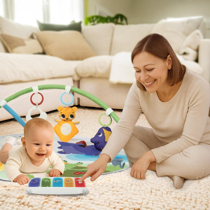 Tiny Love Developmental Gymini, Spielmatte Baby mit Musik, 0+ Monate, Spieldecke Baby, 20 Aktivitäte