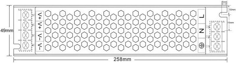 24V LED Trafo dimmbar - 60 bis 200 Watt IP67-24 Volt DC - TRIAC & 0/1-10V - kein Flimmern, kein Raus