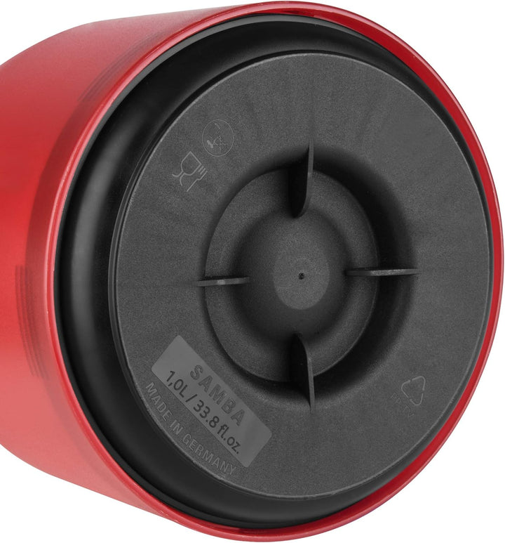 Tefal K3031312 Samba Thermoskanne, 1 l, Rot transparent