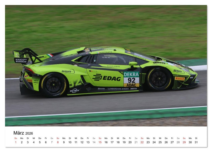 Deutsche Tourenwagen (Wandkalender 2026 DIN A4 quer), CALVENDO Monatskalender: Fotos aus der DTM (CA