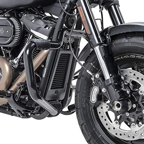 Sturzbügel Mustache II Kompatibel für Harley Softail Fat Bob 18-19 schwarz