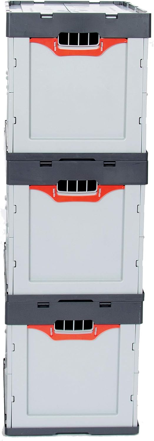 10x Profi-Faltbox 40 x 30 x 22 ohne Deckel klappbar 40x30x22 faltbar Eurobehälter