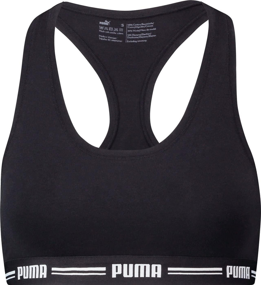 PUMA Damen Hipster (5er Pack) S Mehrfarbig/Schwarz, S Mehrfarbig/Schwarz