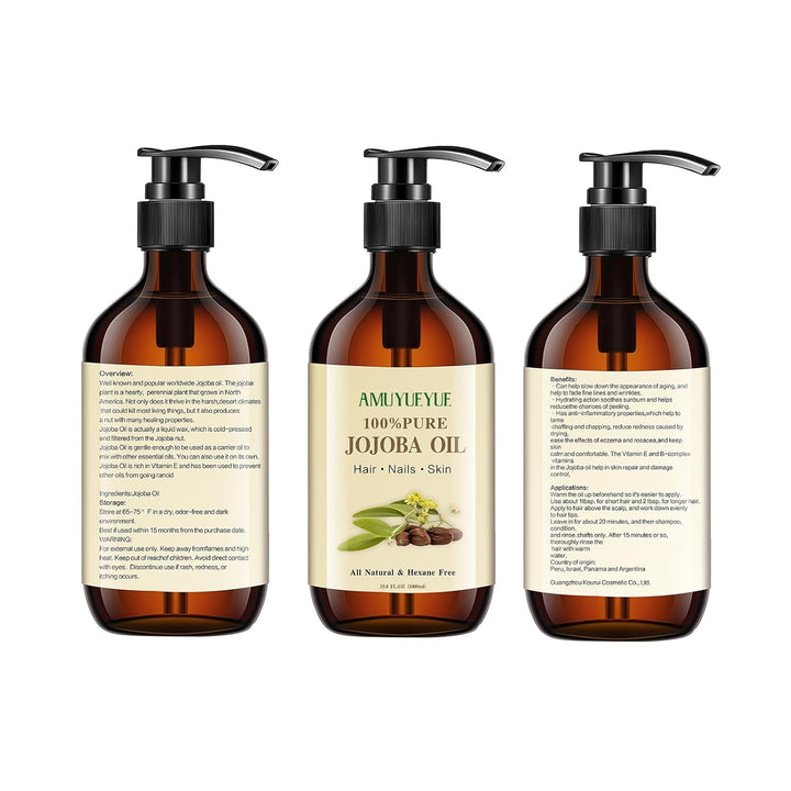 100% Bio Jojobaöl für Haut und Haar 1000ml