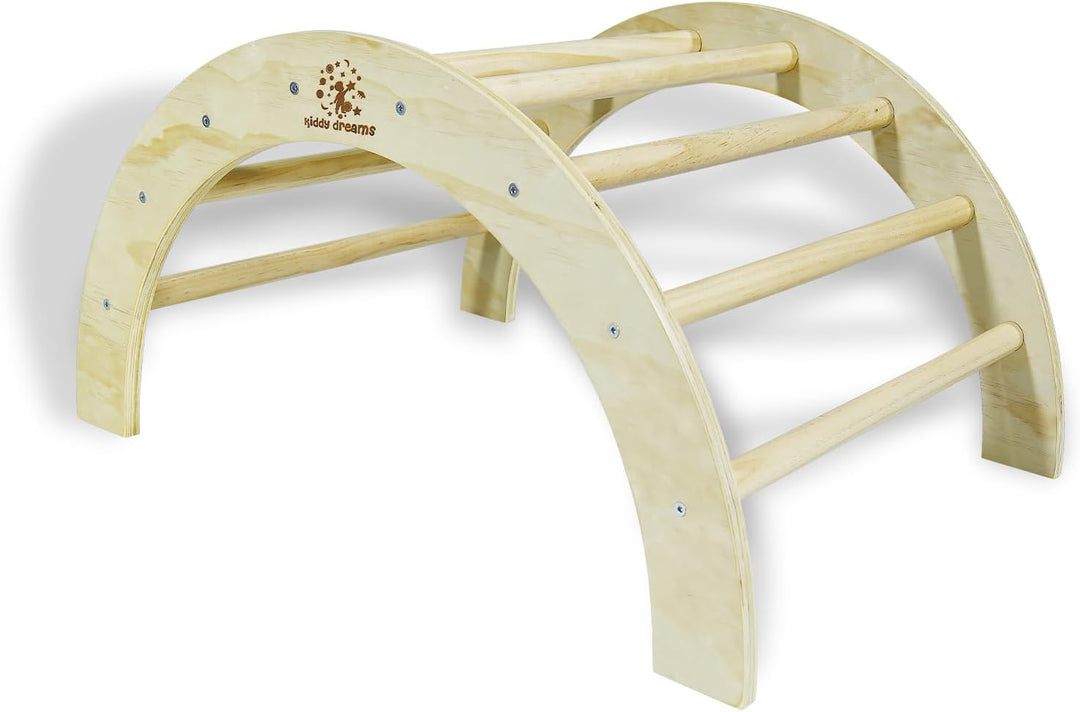 CCLIFE Kletterbogen ab 1 Jahr Pikler Montessori Art Klettergerüst Indoor Klettern Kinder Baby Holz H