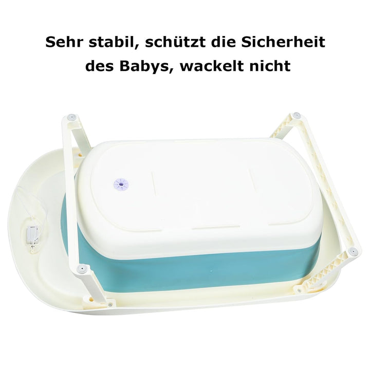 Baby Badewanne, Klappbare Badewannen, Faltbare Bathtub, Kinderbadewanne mit Einem Temperatursensor A