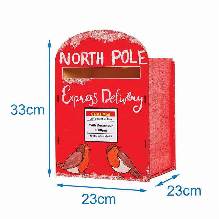 Baker Ross FX846 Briefkasten-Set - 1 Set, Holzbastelsets zum Bemalen und Dekorieren für Kinder, Mitt