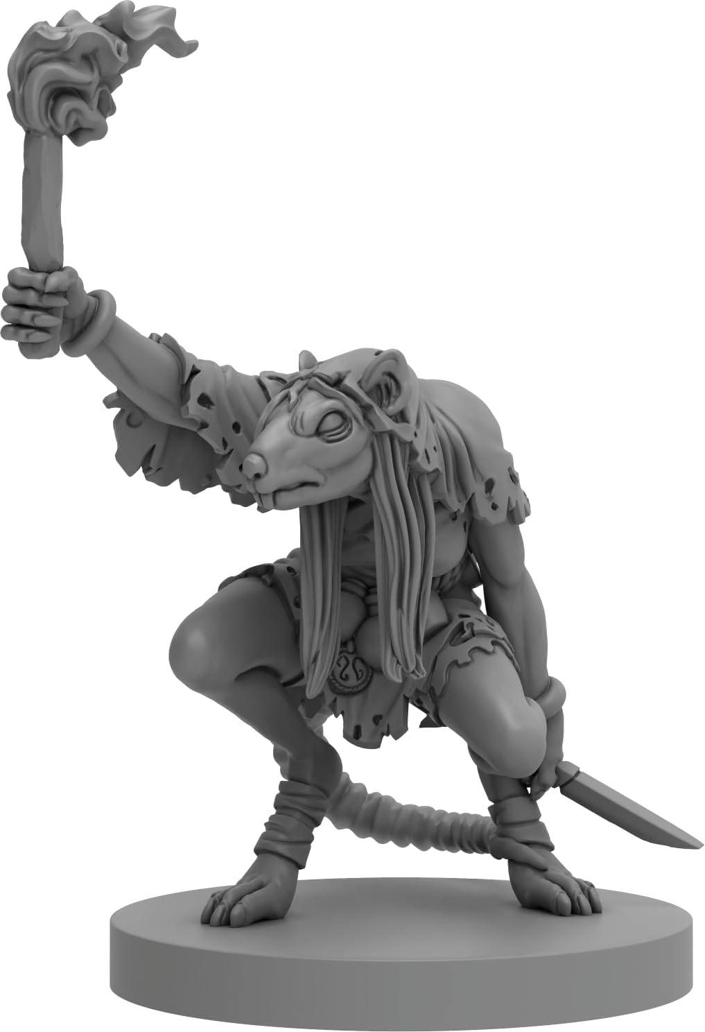 Steamforged Animal Adventures: Secrets of Gullet Cove – Rat King of Gullet Cove, RPG Feind Miniature