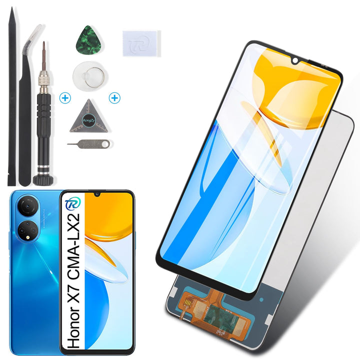 RongZy Kompatibel mit Honor X7 2022 CMA-LX1 Ersatz Bildschirm LCD Display und Touchscreen-Digitizer