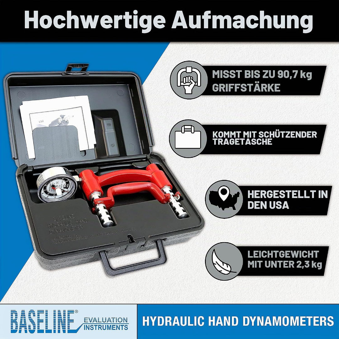Baseline 12-0241 LITE Hand Kraftmessgerät, hydraulisch, 90,7 kg