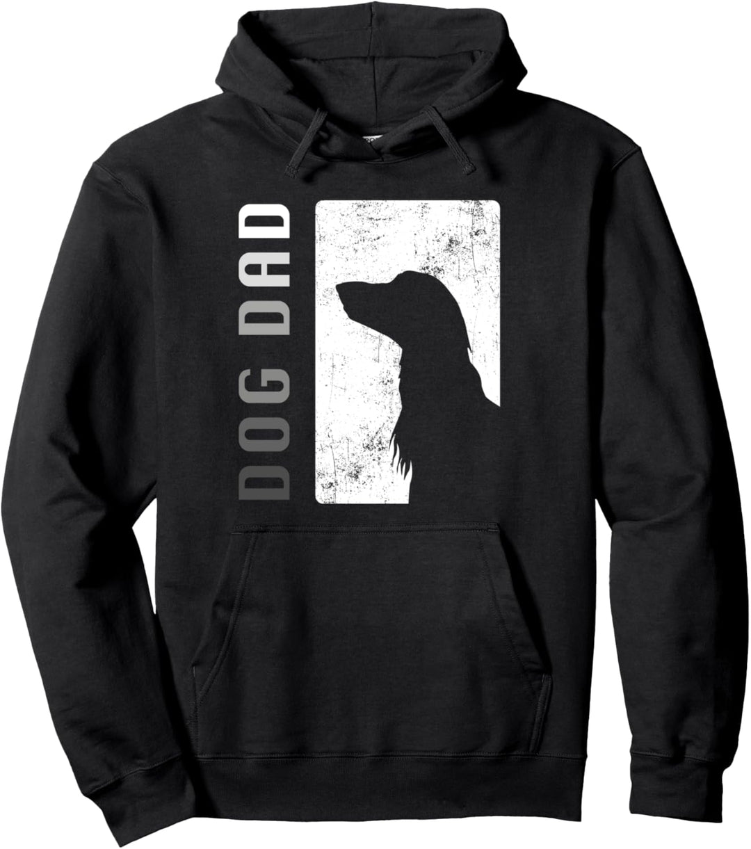 Afghan greyhound Dog Dad Pullover Hoodie