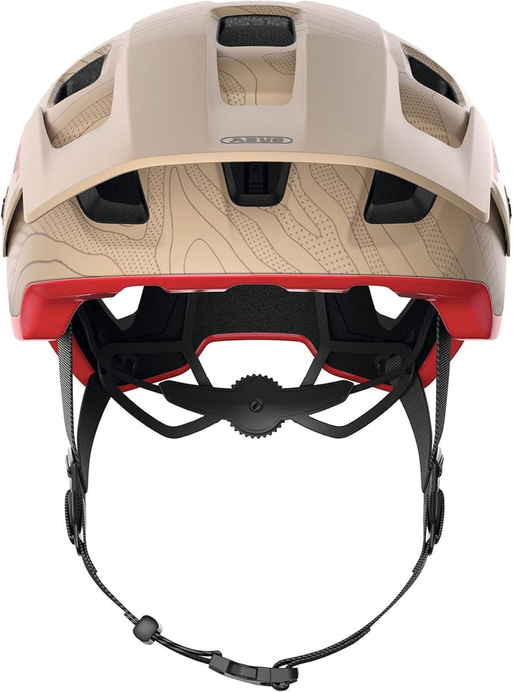 ABUS MTB-Helm MoDrop - robuster Fahrradhelm mit guter Belüftung für Mountainbiker - individuelle Pas