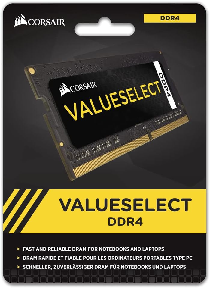 Corsair Value Select SODIMM 16GB (2x8GB) DDR4 2133MHz C15 Speicher für Laptop/Notebooks - Schwarz 21