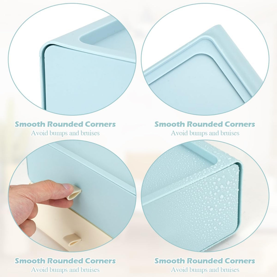 TIE-DailyNec 6 Stück Stapelbare Schubladenboxen, Kosmetik Organizer Schubladenbox, Aufbewahrungsbox