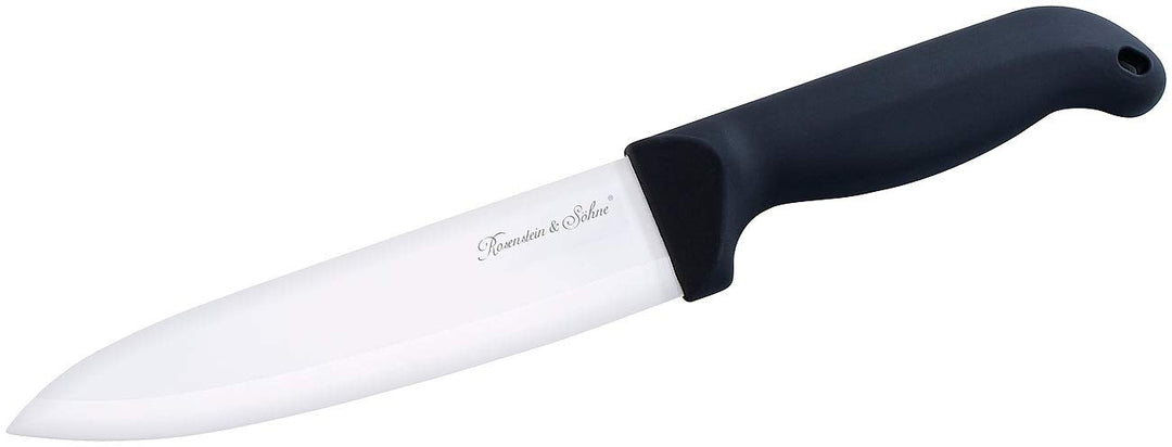 PEARL Keramik Küchenmesser: Keramik-Kochmesser mit 15-cm-Klinge (Messer mit Keramikklinge, Keramikme