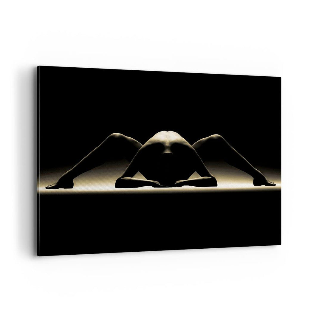 Wandbilder Dekoration Wohnzimmer Nackter Körper Modell künstlerische Pose Bilder auf Leinwand 120x80