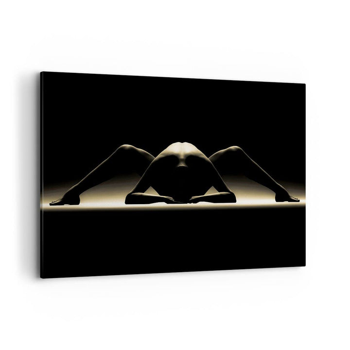 Wandbilder Dekoration Wohnzimmer Nackter Körper Modell künstlerische Pose Bilder auf Leinwand 120x80