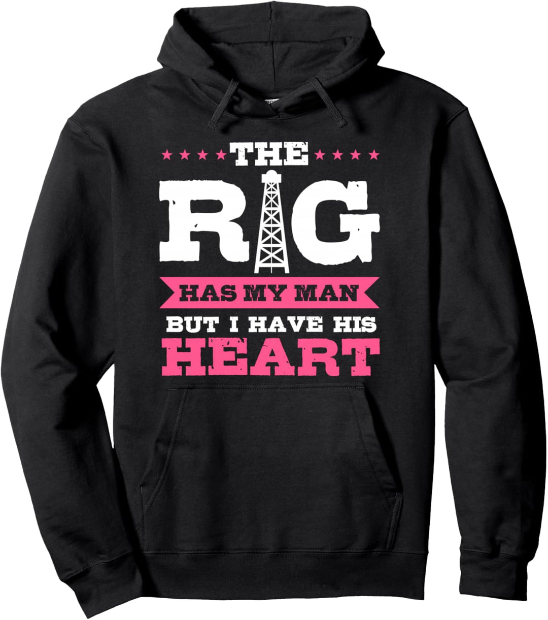 Oilfield Workers Geschenke Oil Rig Oilfield Wife Freundin Pullover Hoodie