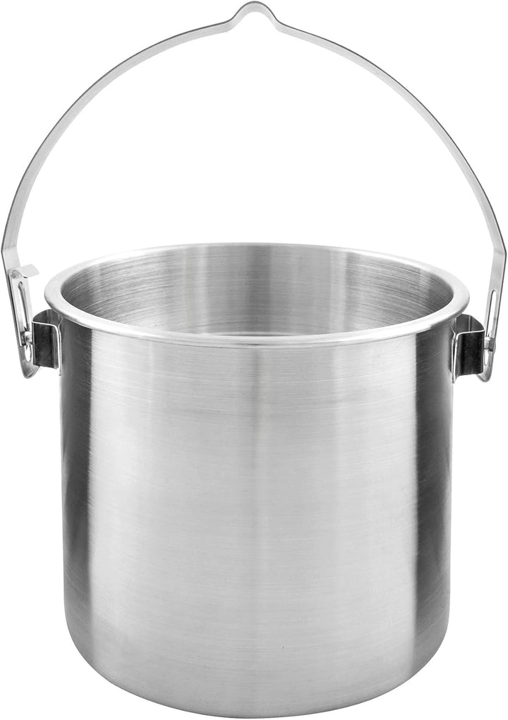 Tatonka Pot Set BC 1.4 L - Hoher Outdoor-Kochtopf aus Edelstahl mit einsetzbarer Schale, Bügel zum A