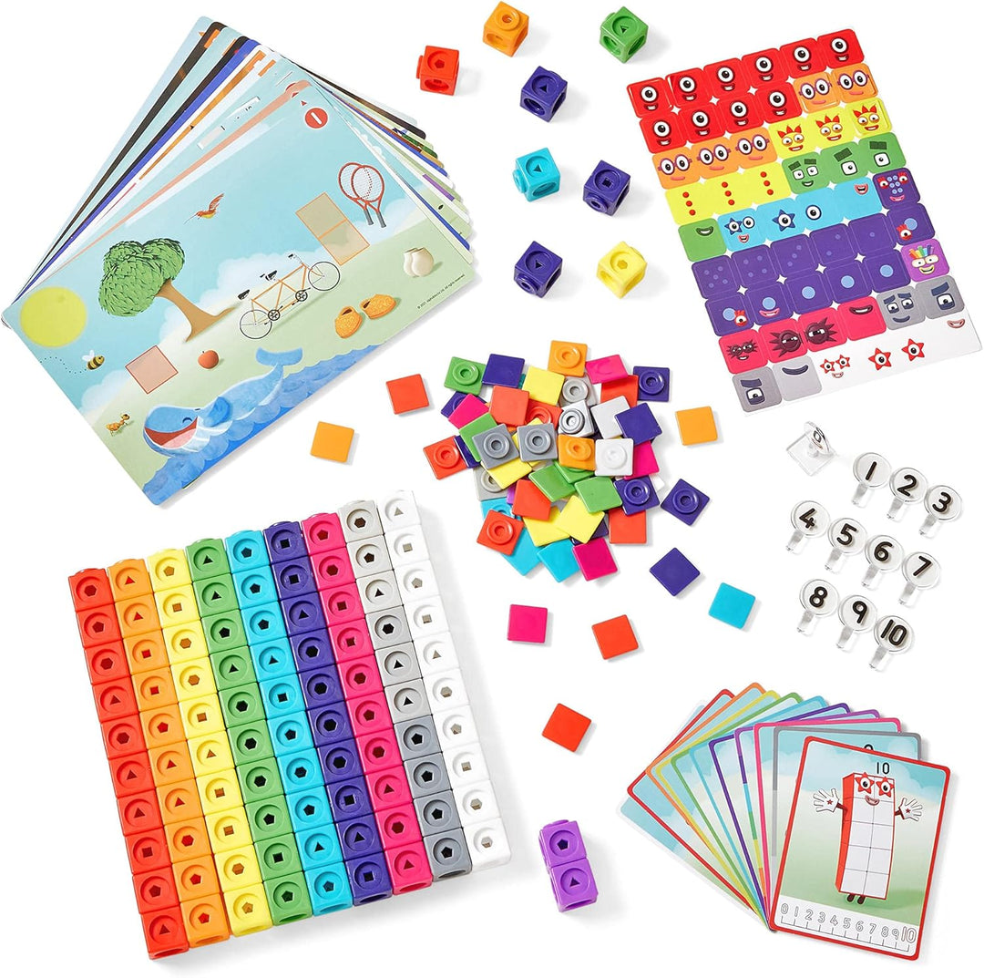 Learning Resources Numberblocks MathLink-Würfel 1-10 Aktivitätsset, Training vorschulischer Matheken